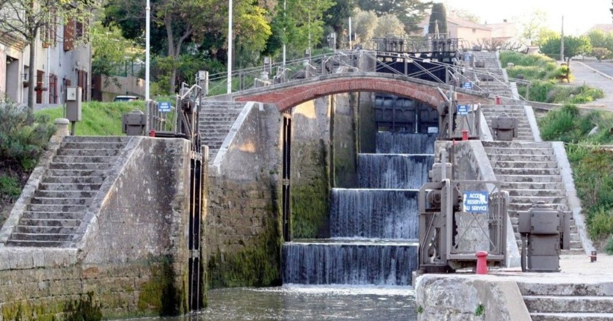 locks on the canal du midi