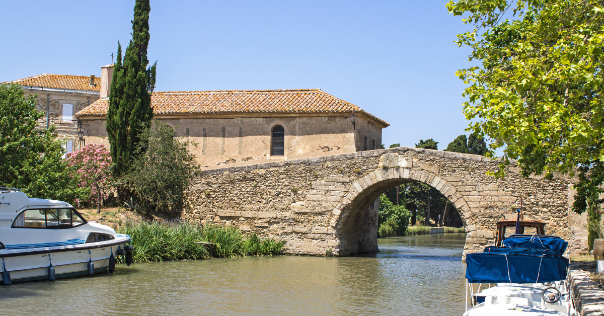 le somail on the canal du midi