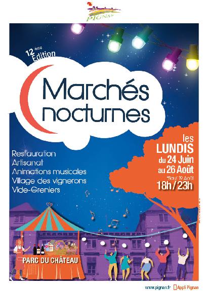 Marchés nocturnes en Languedoc